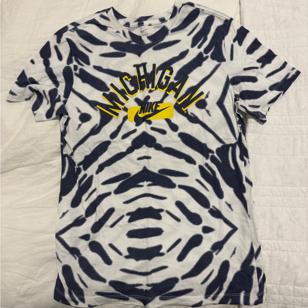 Nike University of Michigan Wolverines Tie Dye T-Shirt